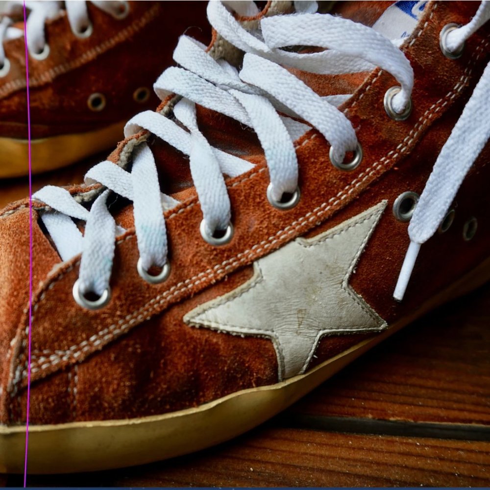 Golden Goose sneakers in leather with leather star and heel tab - Picture 5 of 9